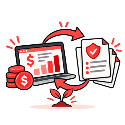 BudgetLens and PolicyPilot work together to offer small businesses scalable growth insights and actions.